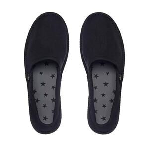 Showaflops Womens Espadrille Neoprene 9 - 9.5 Slip On Flat Faux Jute Sole Flops